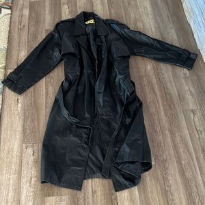 RARE Genuine Leather Trench
